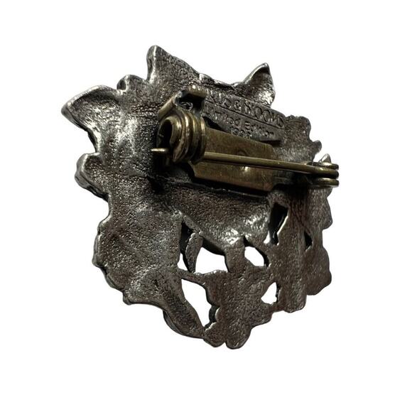 Limited Edition Brooch Pin 1998 Pewter Birds and Blooms - Picture 11 of 12